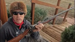 Карабин с откидным затвором... стрельба из оригинальной модели!