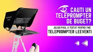 Cauti un teleprompter de buget? Julius Paul a testat Teleprompterul Leeventi #teleprompter