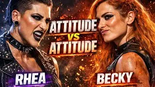 Rhea Ripley vs Becky Lynch 🔥 Attitude vs Attitude | Full Match WWE 2K25 #wwe #wwe2k25 #rhearipley 