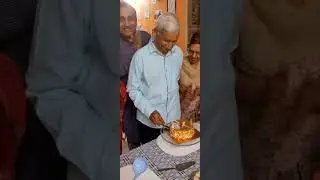 Celebrating CUTEST Grandfather's 81st Birthday 😍 Cake Cutting #birthday #cake #birthdaycelebration