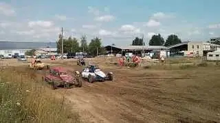 Start 4. Lauf Autocross Torgau, OACM 4.8.2013
