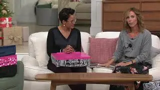 iCozy Lap Desk with Built-in Compartments and Carrying Handle on QVC