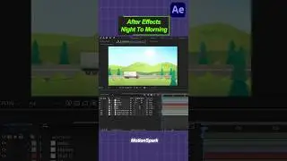 Day To Night 2D Animation in After Effects | Tutorial #aftereffects #animation #tutorial