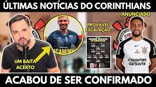 NOVO GOLEIRO NO CORINTHIANS E ANUCIO DE REFORÇOS 