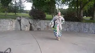 University Of Oregon powwow contestant Keeli Littleleaf 2021