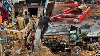 How to Repair and Reinforce a Broken Pakistani Truck Frame | Step Wise Guides Of Frame Restoration