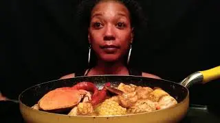 Seafood Boil Drenched in the New Blovelife New Garlic Smackalious Butter Sauce