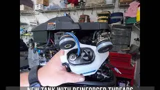 Mercury Optimax oil reservoir replacement, oil filter, fuel water separator, and bleeding/priming