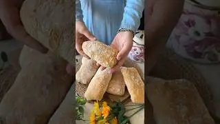 Tarifi yorumda 👌🏻🌸 #ciabatta #ekmek