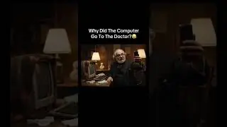 Why Did The Computer Go To The Doctor? #ai #dadhumor #conversationai