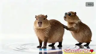 The Unconventional Leader of Rindou Animal High#capybara #cute #cuteanimals #fun #ai #interesting