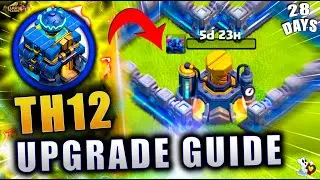 Clash of Clans New Th12 Upgrade Guide Step by Step | Day 28 Pekka upgrade & Pekka attacks #coc