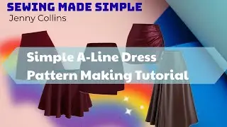 Simple A Line Skirt Pattern Making Tutorial  