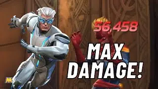 3 Star QuickSilver's Max Damage Output! 60k Burst Damage!