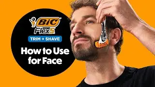 How to Use BIC Flex 5 Trim and Shave on Your Face