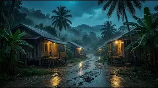 Rain Sounds for Sleeping 🌙 Night Heavy Rain Ambience for Deep Sleep, Insomnia Recovery & Relaxation