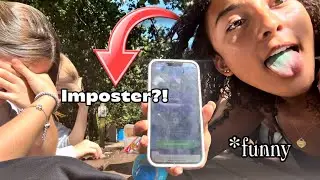 WHO IS THE IMPOSTER?! Word game with my bsfs😂 (arguments, stress, laughing) 