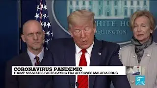 Coronavirus Pandemic: Trump misstates facts saying FDA approves malaria drug