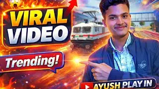 🚆🔥 Ye Train Game Video INTERNET Par AAG Laga Rahi Hai! 😱 | Viral Gameplay | AYUSH PLAY IN #train