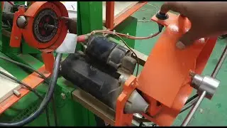 Starter motor current draw comparison at varying load