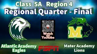 2025 Game #1 Region 4 Quarter-Final Atlantic Eagles vs Mater Academy Lions #highschoolbaseball #fspn