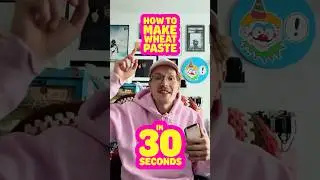How To Make Wheat Paste For Street Art (30 Sec Tutorial)#diy #art #streetart #graffiti #streetwear