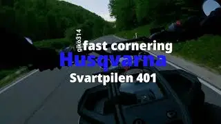 A2 Bike | Husqvarna Svartpilen 401 | 4K | GoPro Hero9 | Fast Cornering | Mountain Road