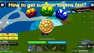 Fastest way to get summer tokens in bomb update | blox fruits