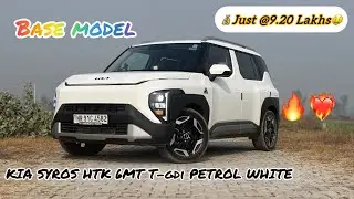 KIA SYROS | HTK | Petrol | Manual | Best base model in segment ~under 10lakh 💵💰