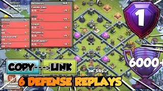 New TH13 Legend League Base 6000 of ATN.aTTaX JoJo Base With Link + 2 Defense Log + 4 Defense Replay