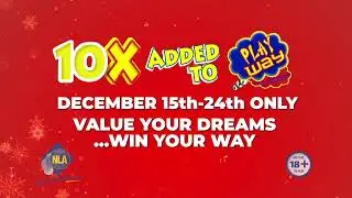 10X ADDED TO PLAY WAY XMAS VERSION VISUAL-ONLY SHORT