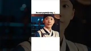 This scene made me hungry😅|#drama #crush #newdrama #action #historical #king #kdrama #spaghetti#chef