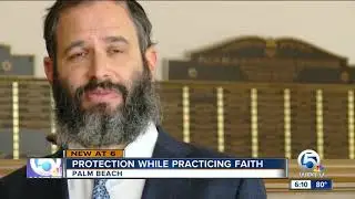 Palm Beach police discuss need for security with police at places of worship