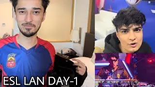 ESL Lan BTS & Crowd Reactions 🥷 | ESL BGMI Vlog Day-1 | Ravan