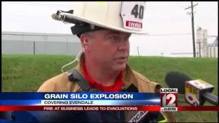 Grain silo explosion reported in Evendale