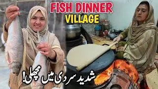 Dream Home in Progress & the Best Winter Fish Dinner Ever 🐟 | Extreme Winter Vlog Village Gilgit❣️😍