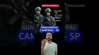 Concurso Guarda Municipal Campinas -SP