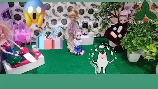 Aaj to tiya ke sir se juye nikali😱😂 anytime dolls video Barbie doll video Barbie cartoon