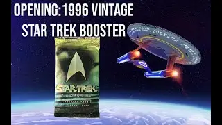 Opening A Vintage 1996 Fleet/SkyBox Star Trek The Card Game Booster Pack!