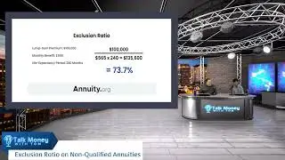 What is the exclusion ratio for a non-qualified annuity?