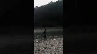 Fishing in Tista Rangeet confluence, releasing the golden Masheer by vikiran gurung.