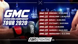 GMC TOUR 2020 - Deutschlands Top-MMA-Serie geht ins 10. Jahr!