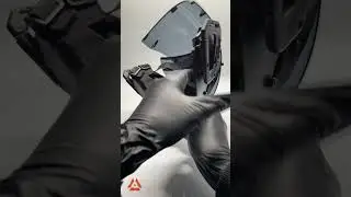 Кибер маска. Techwear косплей. Космическая. С визором для фотосессии
