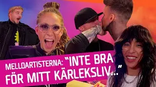 Melodifestivalen 2023: Melloartisterna spelar Mellodart - 