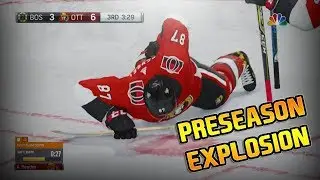 PRESEASON EXPLOSION - NHL 18 - Ottawa Seantors Be A Pro Ep. 3
