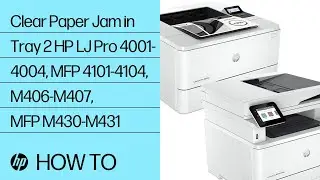 Clear Paper Jam in Tray 2| HP LJ Pro 4001-4004, MFP 4101-4104, M406-M407, MFP M430-M431 | HP Support