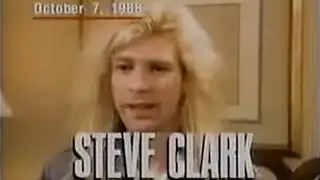 Def Leppard Steve Clark Death Announcement Jan 9th 1991