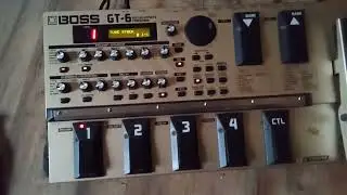 Boss GT6 battery died Factory Rest