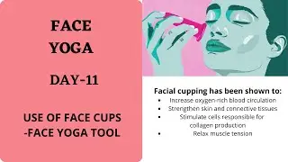 Use of Face Cups| Face Yoga Tools |Day-11