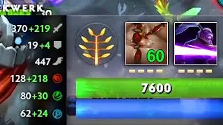 300+ STR 7000 HP with 60 STACK Flesh Heap | Dota 2 Ability Draft
